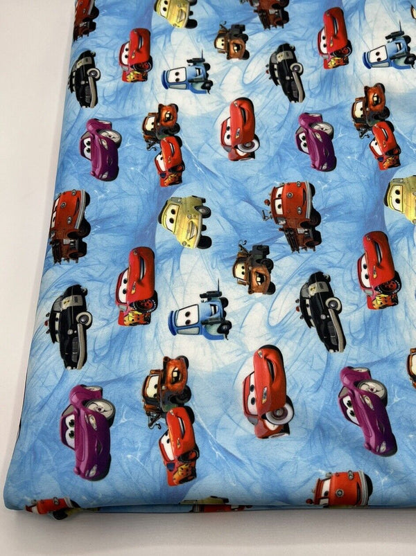 Car Printed Plain Scuba 4 Way Stretch Jersey Fabric