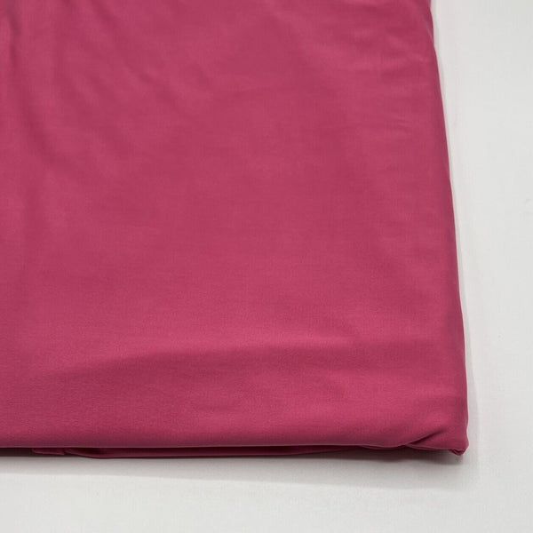 Cerise Bright Pink Shiny Plain Soft Touch Slinky 4 Way Stretch Fabric