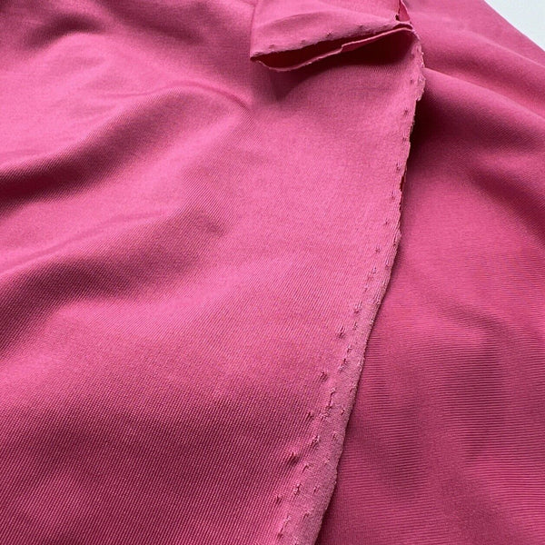 Cerise Bright Pink Shiny Plain Soft Touch Slinky 4 Way Stretch Fabric