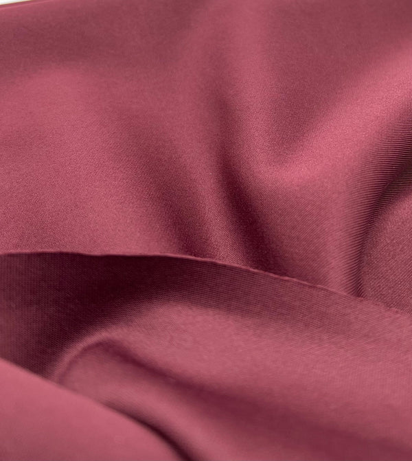 Burgundy Plain Scuba 2 Way Stretch Smooth Jersey Fabric