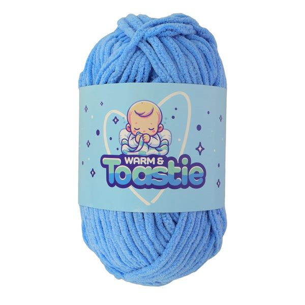 King Cole Warm & Toastie Super Chunky Yarn — Sky colour reference