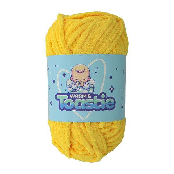 King Cole Warm & Toastie Super Chunky Yarn — Yellow colour reference