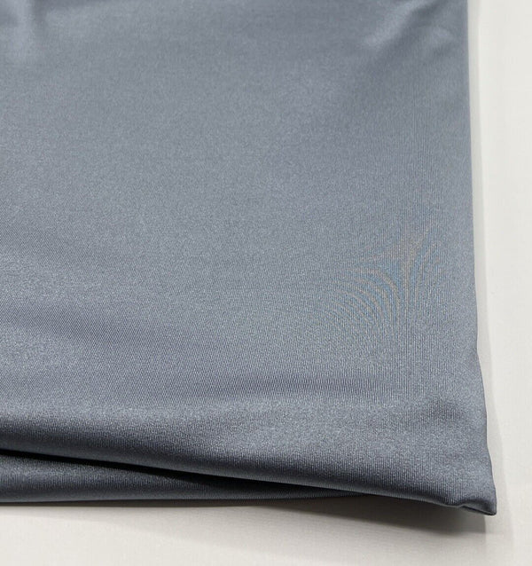Grey Blue Tint Swimwear / Sportswear 4 Way Stretch Fabric