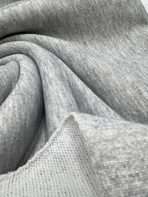 Grey Thick French Terry Loopback Fabric
