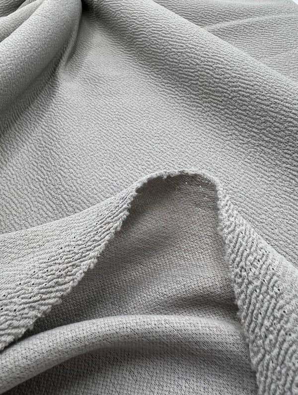 Plain Grey Liverpool bullet Stretch Fabric