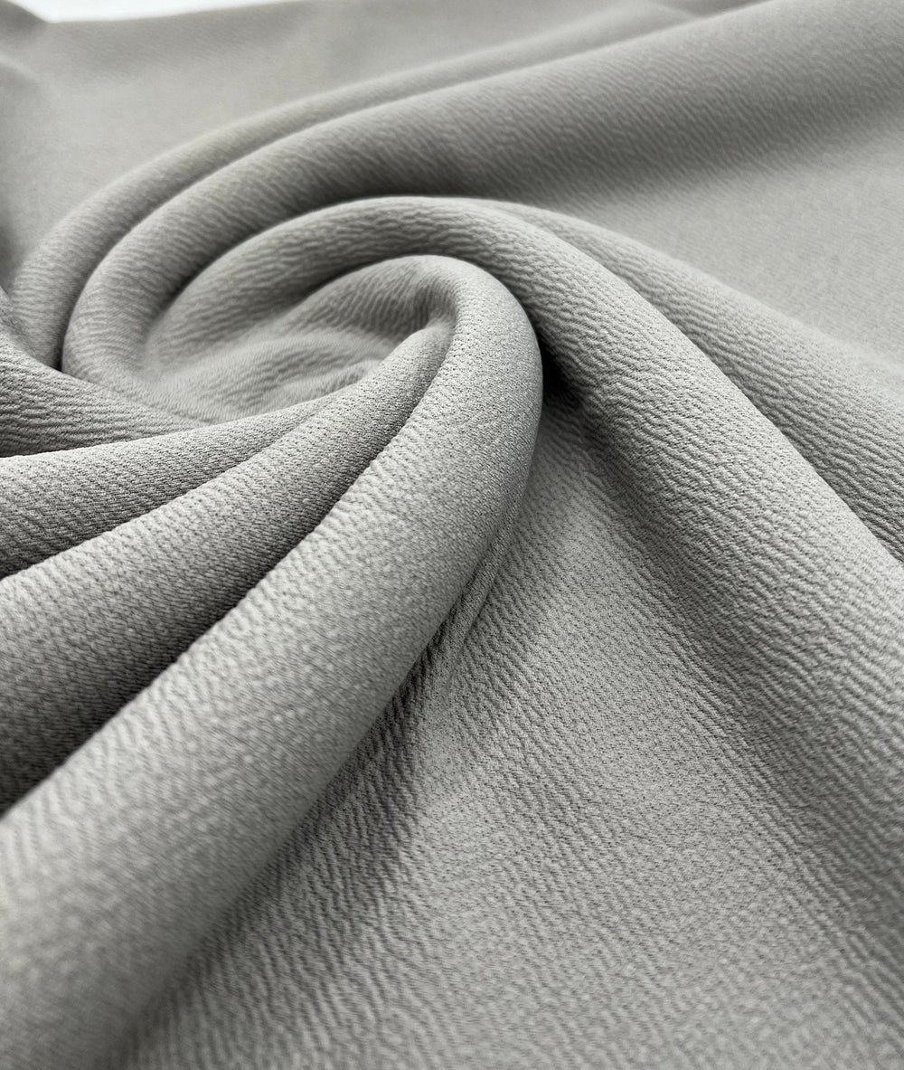Plain Grey Liverpool bullet Stretch Fabric