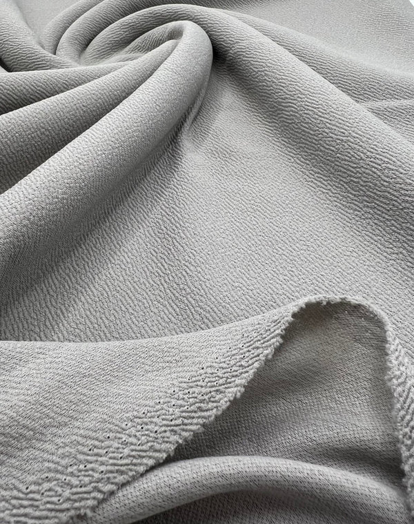 Plain Grey Liverpool bullet Stretch Fabric