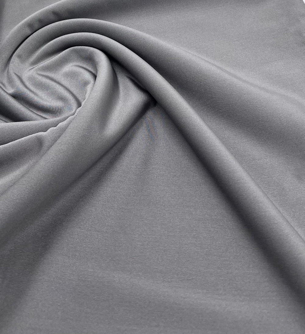 Grey Swimwear / Sportswear 4 Way Stretch Fabric