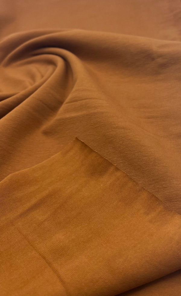 Honey Cotton Stretch Jersey 240 GSM 92/8 Lycra 4 Way Stretch