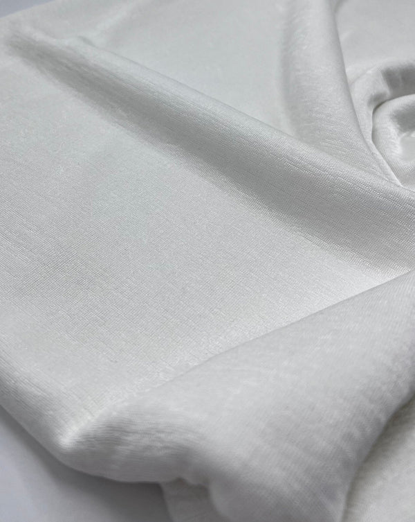 Ivory Acetate Slinky 4 Way Stretch Fabric