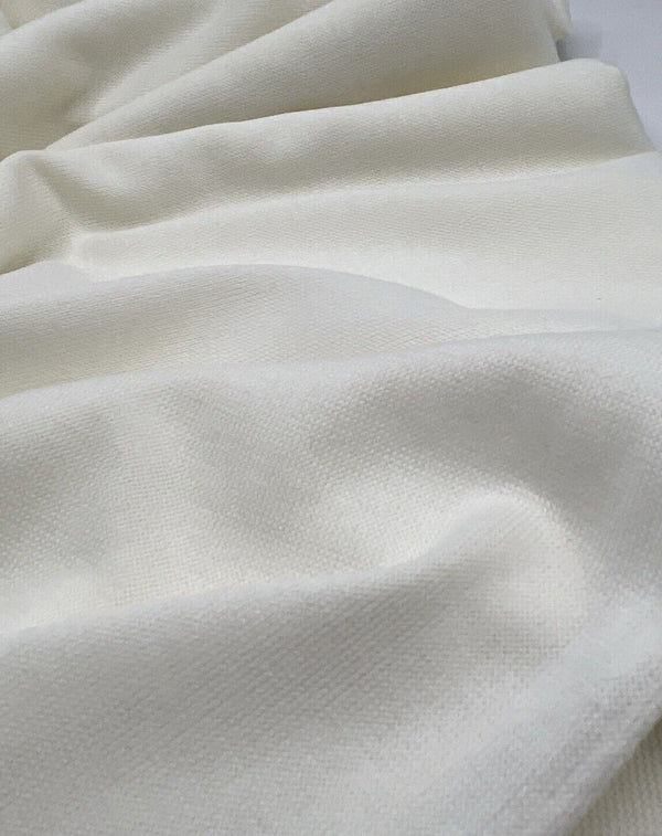 Ivory Melange Knit Stretch Fabric
