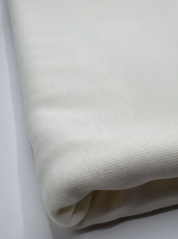 Ivory Melange Knit Stretch Fabric