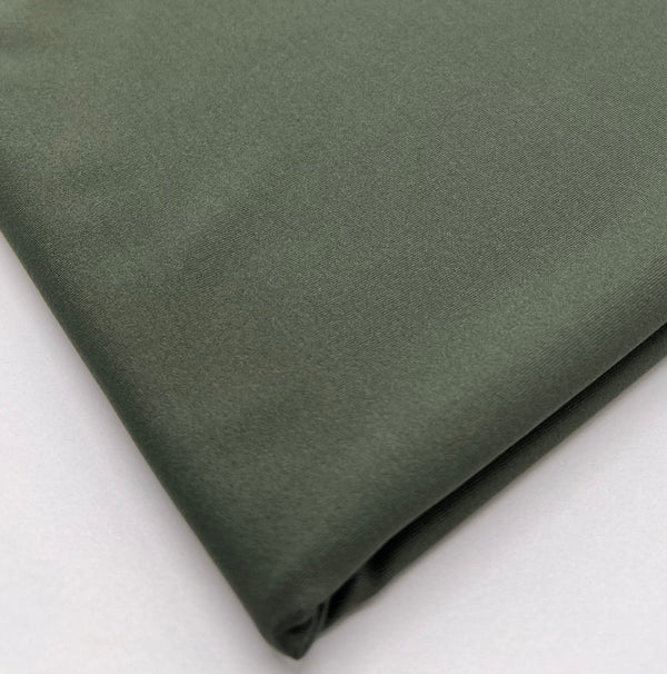 Khaki Stretch Jersey 220GSM 4 Way Stretch Fabric