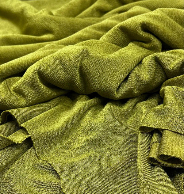 Green Acetate Slinky 4 Way Stretch Fabric