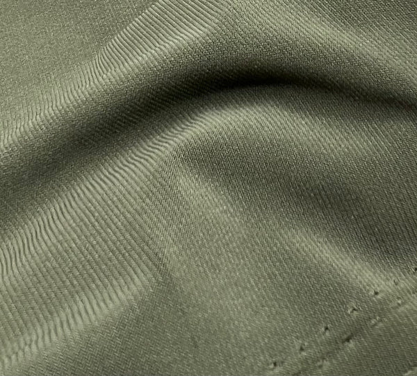Plain Khaki ITY Fabric 4 Way Stretch