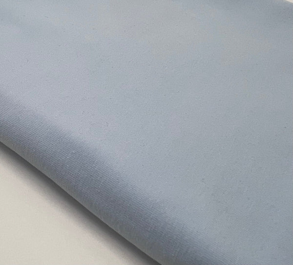 Light Blue Cotton Stretch Jersey 240 GSM 92/8 Lycra 4 Way Stretch