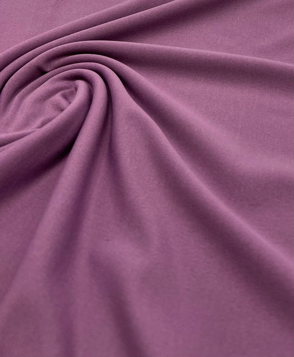 Light Plum Stretch Jersey 220GSM 4 Way Stretch Fabric