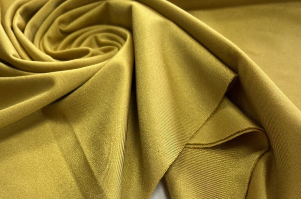 Mustard Gold Swimwear / Sportswear 4 Way Stretch Fabric
