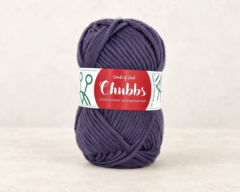 World of Wool Heather Merino Super Chunky Yarn – 100g — studio product photograph
