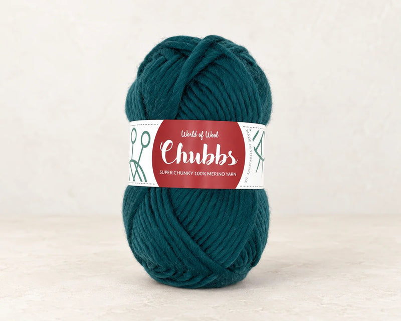 World of Wool Mallard Merino Super Chunky Yarn – 100g — studio product photograph