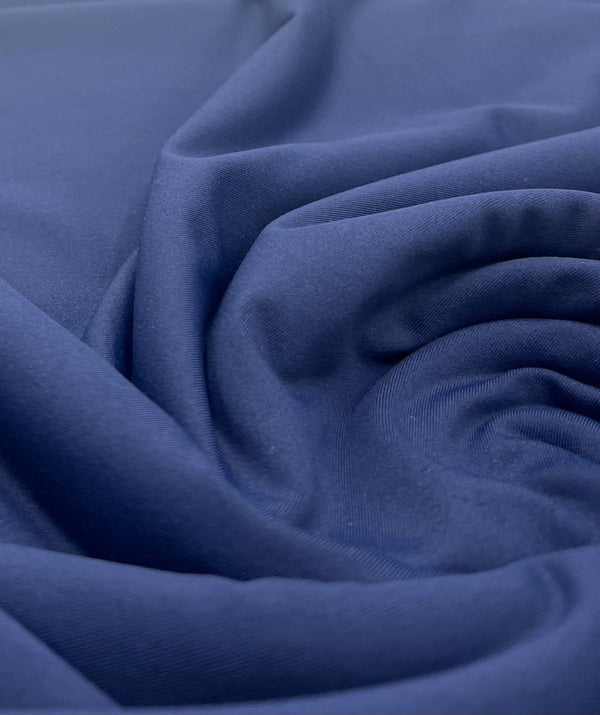 Navy Stretch Jersey 220GSM 4 Way Stretch Fabric