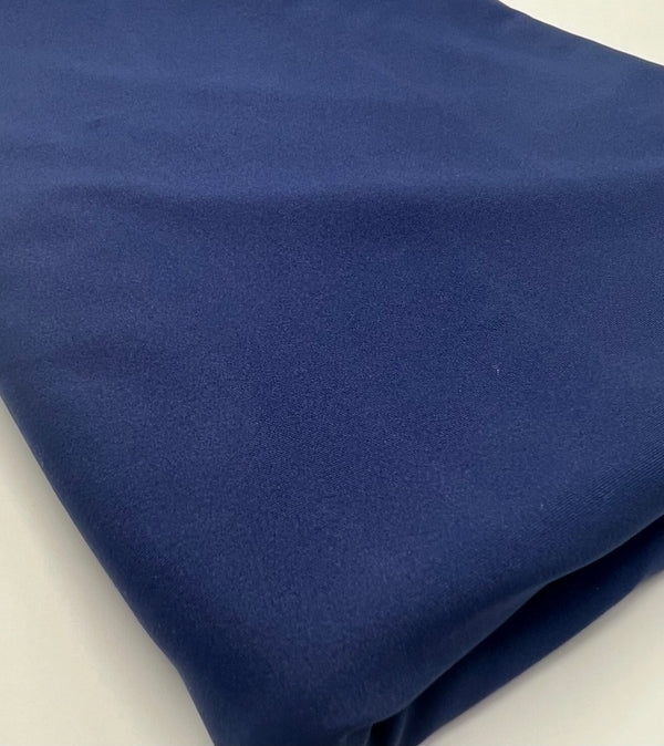 Navy Stretch Jersey 220GSM 4 Way Stretch Fabric