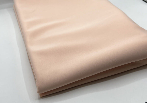 Nude Plain Scuba 4 Way Stretch Smooth Jersey Fabric
