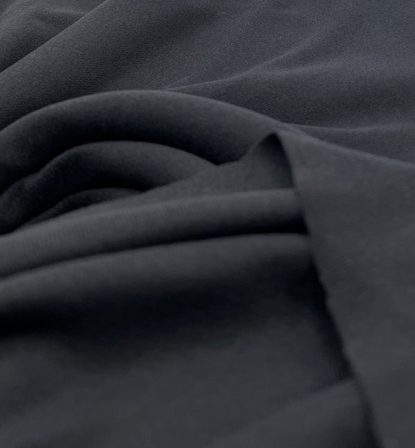 Plain Black Ultra Super Soft 4 Way Stretch Fabric