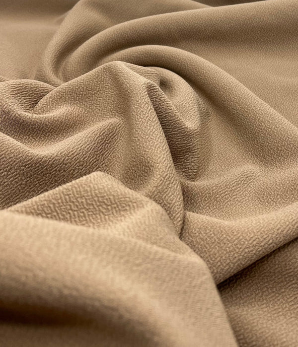 Plain Camel Liverpool Bullet Stretch Fabric