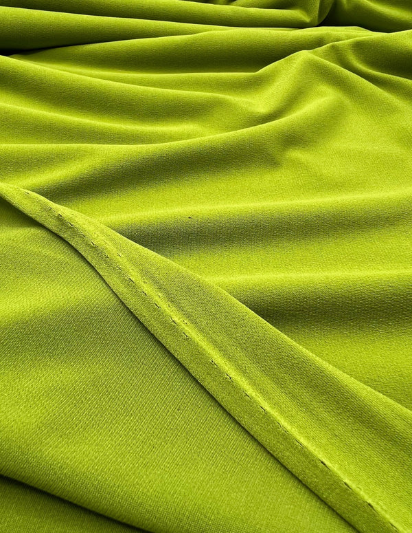 Plain Green ITY 4 Way Stretch Fabric