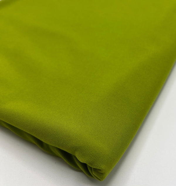 Plain Green ITY 4 Way Stretch Fabric