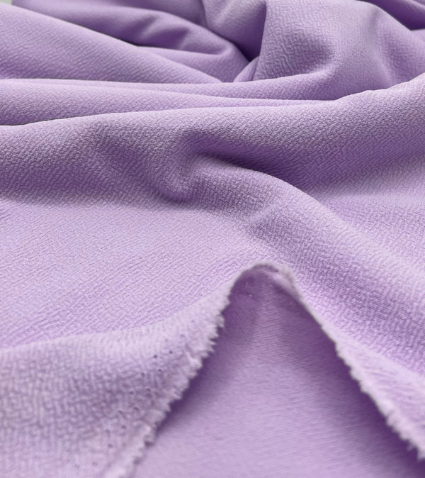 Plain Pastel Lilac Liverpool Bullet Stretch Fabric