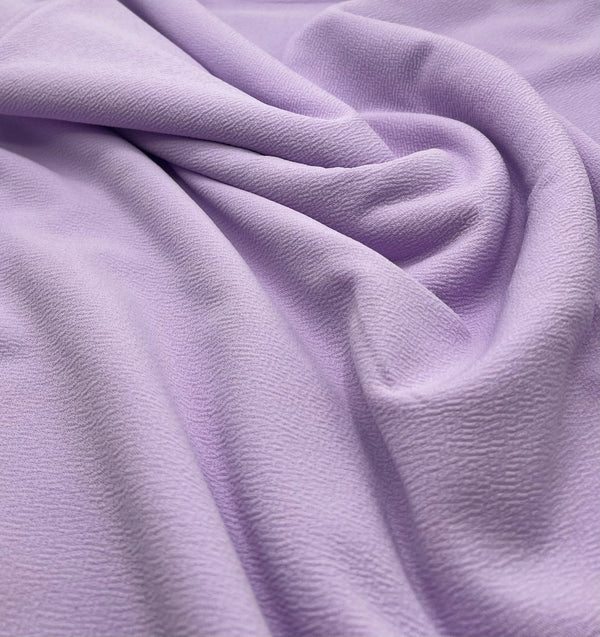Plain Pastel Lilac Liverpool Bullet Stretch Fabric