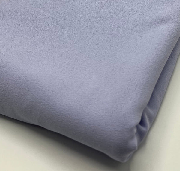 Plain Lilac Scuba Crepe Stretch Jersey Fabric 4 Way Stretch
