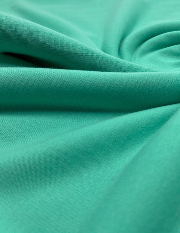 Plain Mint Green Ponte 2 Way Stretch Fabric