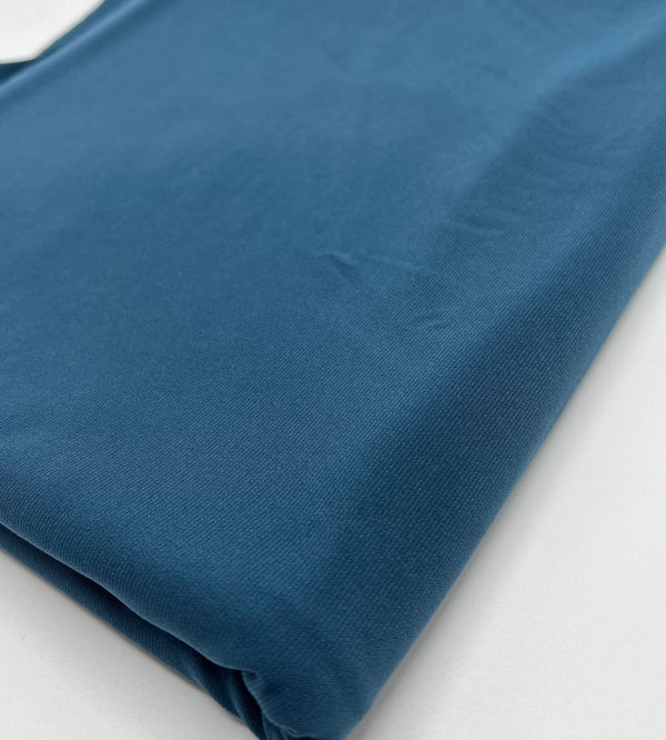 Plain Muted Teal ITY 4 Way Stretch Fabric