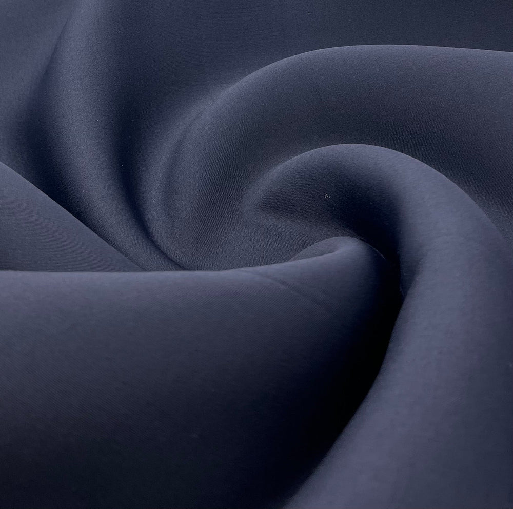 Plain Navy Scuba Foam 3D Mono Scuba Stretch Fabric
