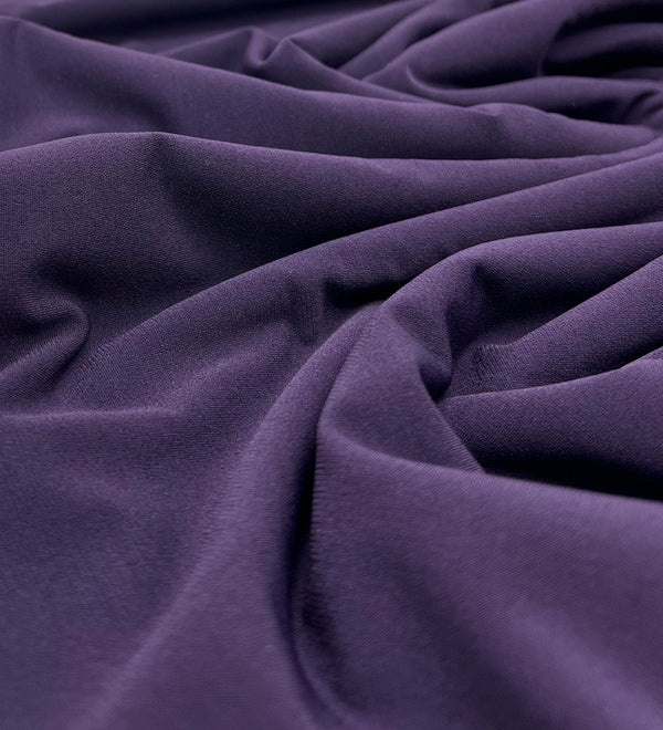 Plain Purple ITY 4 Way Stretch Fabric
