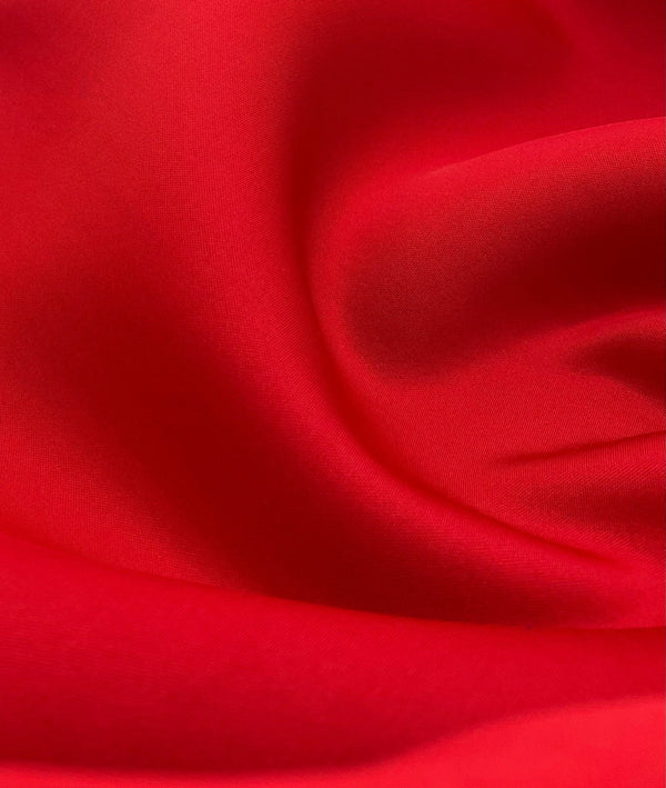 Plain Red Scuba Foam 3D Mono Scuba Stretch Fabric