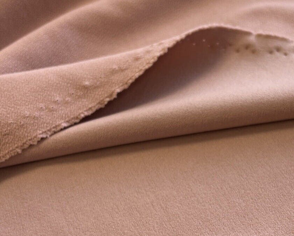 Plain Rose Scuba Crepe Stretch Jersey Fabric 4 Way Stretch