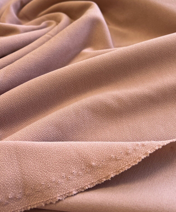 Plain Rose Scuba Crepe Stretch Jersey Fabric 4 Way Stretch