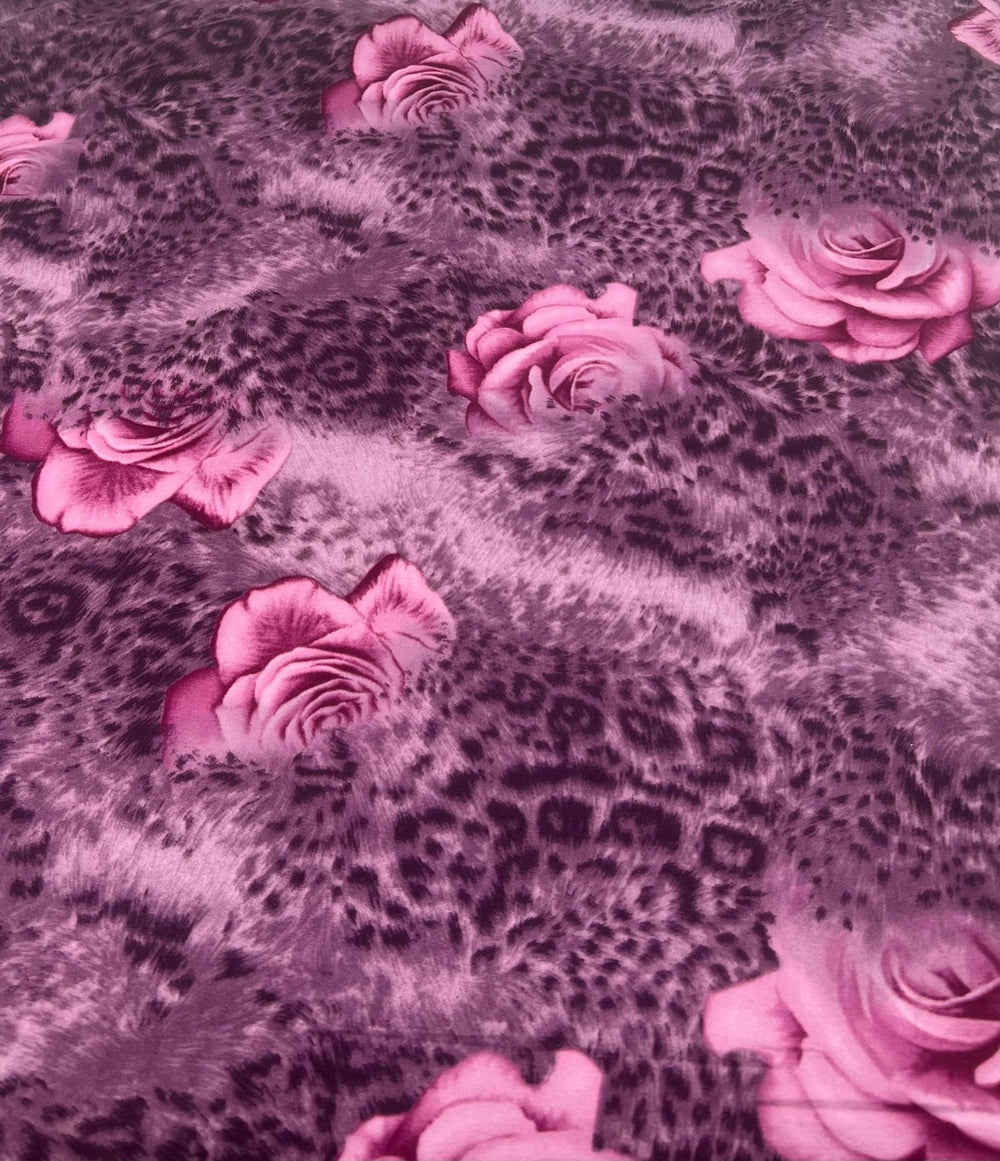 Purple Rose Super Soft Soft Touch 4 Way Stretch Fabric