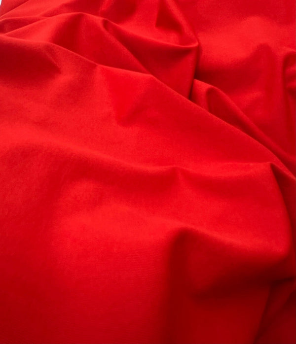 Red Stretch Jersey 220GSM 4 Way Stretch Fabric