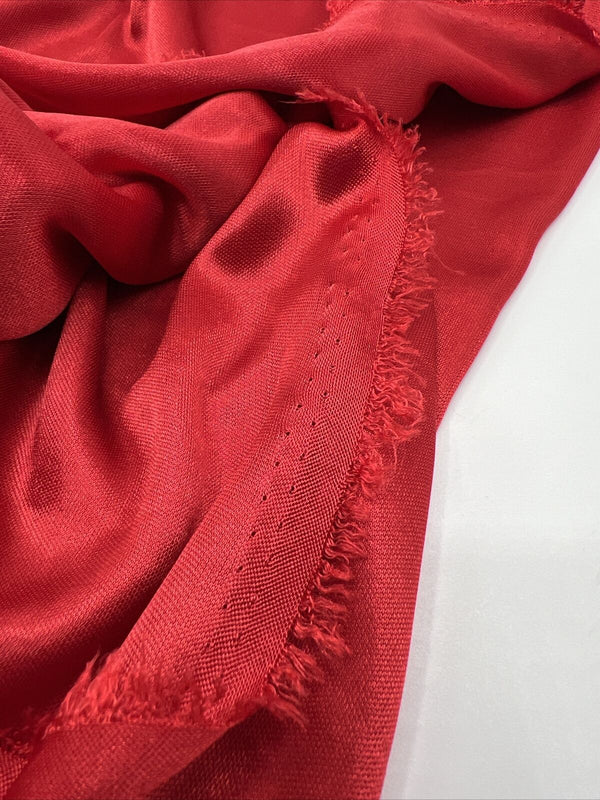Red Satin Dress Craft Fabric