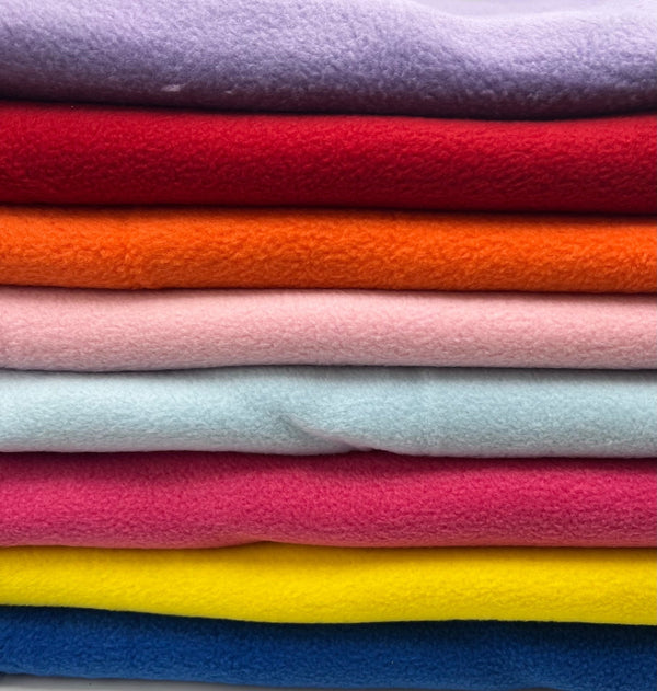 Royal Blue Plain Anti-Pil Polar Fleece Fabric Blanket Loungewear