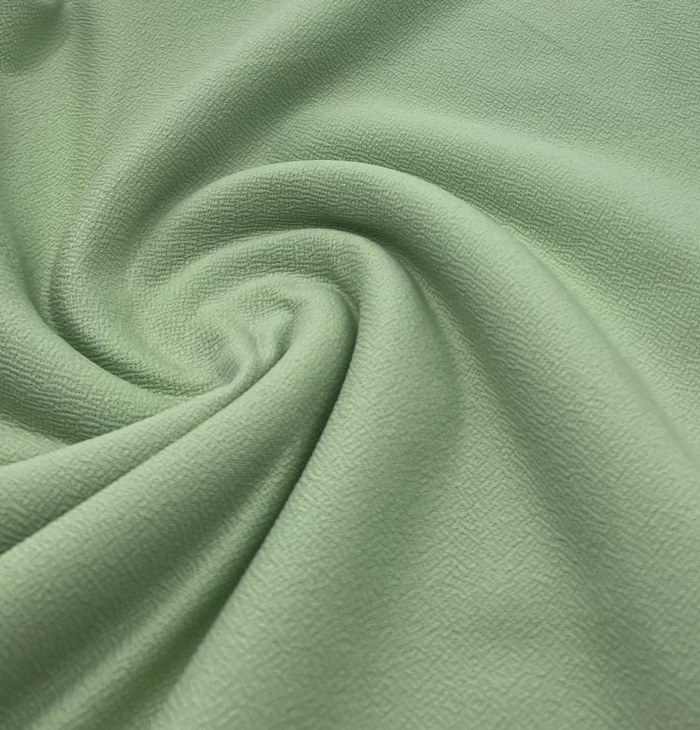 Plain Sage Green Liverpool Bullet Stretch Fabric