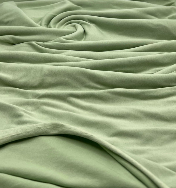 Sage Green Plain Super Soft Bogota 4 Way Stretch Fabric