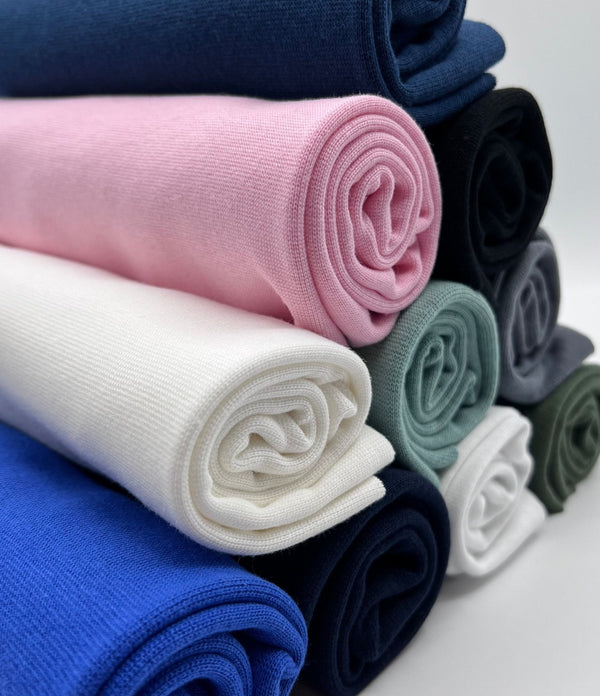 Sage Cotton Stretch Jersey 240 GSM 92/8 Lycra 4 Way Stretch