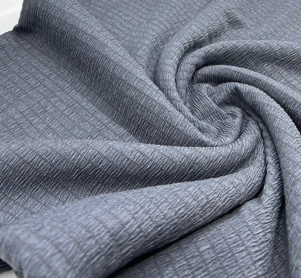 Slate Textured Tree Bark Stretch Dress Craft Fabric