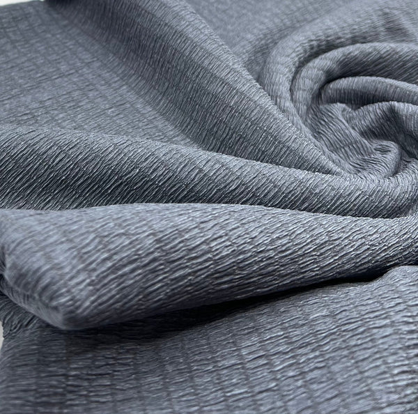 Slate Textured Tree Bark Stretch Dress Craft Fabric